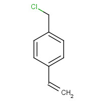 4-Vinylbenzyl chloride (CAS: 1592-20-7) - Chemical Structure and Molecular Formula 