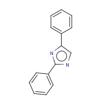 2,4-Diphenylimidazole (CAS: 670-83-7) - Chemical Structure and Molecular Formula 
