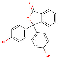 Phenolphthalein (CAS: 77-09-8) - Chemical Structure and Molecular Formula 