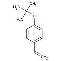 4-tert-Butoxystyrene (CAS: 95418-58-9) - Chemical Structure and Molecular Formula 