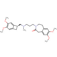 Ivabradine hydrochloride (CAS: 148849-67-6) - Chemical Structure and Molecular Formula 