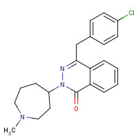 Azelastine hydrochloride (CAS: 79307-93-0) - Chemical Structure and Molecular Formula 