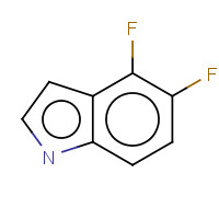 4,5-DIFLUOROINDOLE (CAS: 247564-63-2) - Chemical Structure and Molecular Formula 