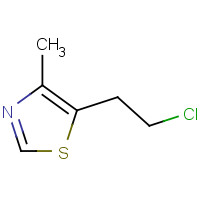 Clomethiazole (CAS: 533-45-9) - Chemical Structure and Molecular Formula 
