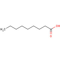 Nonanoic acid (CAS: 112-05-0) - Chemical Structure and Molecular Formula 