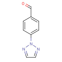 4-(2H-1,2,3-TRIAZOL-2-YL)BENZALDEHYDE (CAS: 179056-04-3) - Chemical Structure and Molecular Formula 