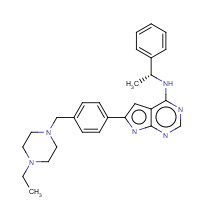 AEE788 (CAS: 497839-62-0) - Chemical Structure and Molecular Formula 