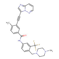 AP24534(Ponatinib) (CAS: 943319-70-8) - Chemical Structure and Molecular Formula 