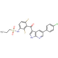 vemurafenib (CAS: 918504-65-1) - Chemical Structure and Molecular Formula 