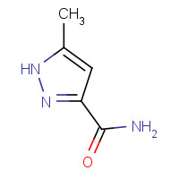 5-METHYL-1H-PYRAZOLE-3-CARBOXAMIDE (CAS: 4027-56-9) - Chemical Structure and Molecular Formula 