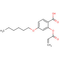 4-(6-ACRYLOXY-HEX-1-YLOXY)BENZOIC ACID (CAS: 83883-26-5) - Chemical Structure and Molecular Formula 