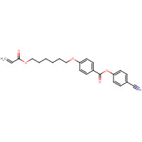 4-(6-Acryloyloxyhexyloxy)-benzoesure (4-cyanophenylester) (CAS: 83847-14-7) - Chemical Structure and Molecular Formula 