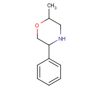 2-methyl-5-phenylmorpholine (CAS: 1343334-74-6) - Chemical Structure and Molecular Formula 