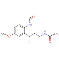 N-γ-Acetyl-N-2-formyl-5-methoxykynurenamine (CAS: 52450-38-1) - Chemical Structure and Molecular Formula 