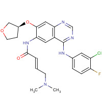 Afatinib (CAS: 850140-72-6) - Chemical Structure and Molecular Formula 