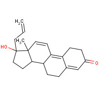 Altrenogest (CAS: 850-52-2) - Chemical Structure and Molecular Formula 