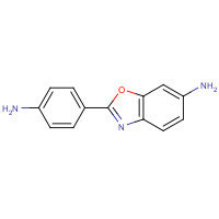 6-Amino-2-(4-aminophenyl)benzoxazole (CAS: 16363-53-4) - Chemical Structure and Molecular Formula 