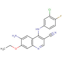 6-Amino-4-(3-chloro-4-fluoroanilino)-3-cyano-7-ethyloxyquinoline (CAS: 361162-95-0) - Related Chemical Product