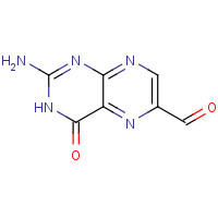 2-Amino-6-formylpteridin-4-one (CAS: 712-30-1) - Chemical Structure and Molecular Formula 