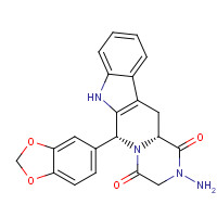 Amino Tadalafil (CAS: 385769-84-6) - Chemical Structure and Molecular Formula 