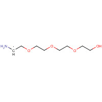 1-Amino-3,6,9-trioxaundecanyl-11-ol (CAS: 86770-74-3) - Chemical Structure and Molecular Formula 