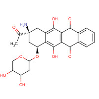 Amrubicin (CAS: 110267-81-7) - Chemical Structure and Molecular Formula 