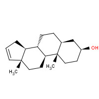 Androst-16-en-3-ol (CAS: 7148-51-8) - Chemical Structure and Molecular Formula 
