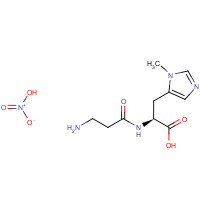 L-Anserine Nitrate Salt (CAS: 10030-52-1) - Chemical Structure and Molecular Formula 