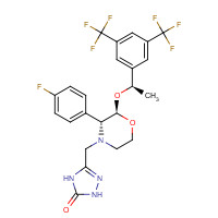 (R,R,R)-Aprepitant (CAS: 1148113-53-4) - Chemical Structure and Molecular Formula 
