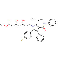 Atorvastatin Methyl Ester (CAS: 345891-62-5) - Chemical Structure and Molecular Formula 