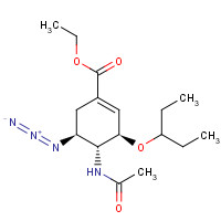 5-Azido Oseltamivir (CAS: 204255-06-1) - Chemical Structure and Molecular Formula 