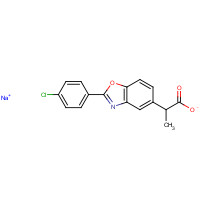 Benoxaprofen chemical structure Benoxaprofen (CAS: 51234-28-7) - Chemical Structure and Molecular Formula