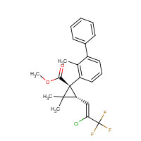 trans-Bifenthrin (CAS: 83322-02-5) - Chemical Structure and Molecular Formula 