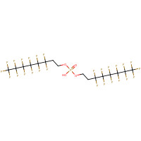 Bis[2-(perfluorohexyl)ethyl] Phosphate (CAS: 57677-95-9) - Chemical Structure and Molecular Formula 
