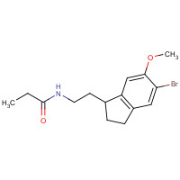 (S)-N-[2-(5-Bromo-2,3-dihydro-6-methoxy-1H-inden-1-yl)ethyl]propanamide (CAS: 19597-83-8) - Related Chemical Product