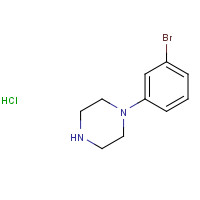 1-(3-Bromophenyl)piperazine Hydrochloride (CAS: 796856-45-6) - Chemical Structure and Molecular Formula 
