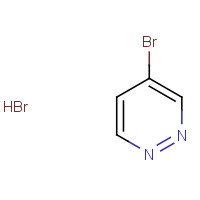 4-Bromopyridazine Hydrobromide (CAS: 1220039-64-4) - Chemical Structure and Molecular Formula 