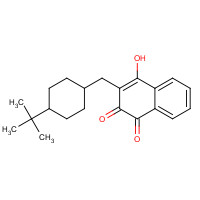 Buparvaquone (CAS: 88426-33-9) - Chemical Structure and Molecular Formula 
