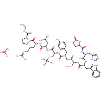 Buserelin Acetate (CAS: 68630-75-1) - Chemical Structure and Molecular Formula 