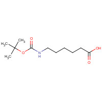 tert-Butoxycarbonyl-ε-aminocaproic Acid (CAS: 6404-29-1) - Chemical Structure and Molecular Formula 