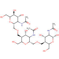 Chitin,Practical Grade (CAS: 1398-61-4) - Chemical Structure and Molecular Formula 