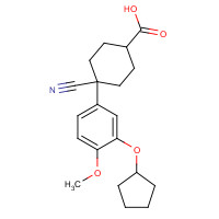 Cilomilast (CAS: 153259-65-5) - Chemical Structure and Molecular Formula 