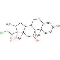 Clobetasol (CAS: 25122-41-2) - Chemical Structure and Molecular Formula 