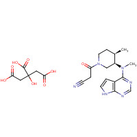 CP-690550 Citrate (Tofacitinib Citrate) (CAS: 540737-29-9) - Chemical Structure and Molecular Formula 