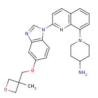 Crenolanib (CAS: 670220-88-9) - Chemical Structure and Molecular Formula 