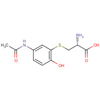 3-Cysteinylacetaminophen Trifluoroacetic Acid Salt (CAS: 53446-10-9) - Chemical Structure and Molecular Formula 