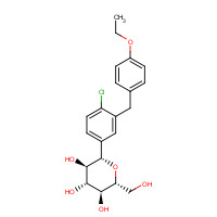 Dapagliflozin (CAS: 461432-26-8) - Chemical Structure and Molecular Formula 