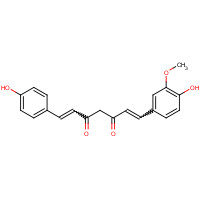 Demethoxy Curcumin (CAS: 22608-11-3) - Chemical Structure and Molecular Formula 