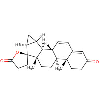 6,7-Demethylene-6,7-dehydro Drospirenone (CAS: 67372-69-4) - Chemical Structure and Molecular Formula 