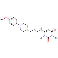 2-Demethoxy-4-methoxy Urapidil (CAS: 34661-79-5) - Chemical Structure and Molecular Formula 
